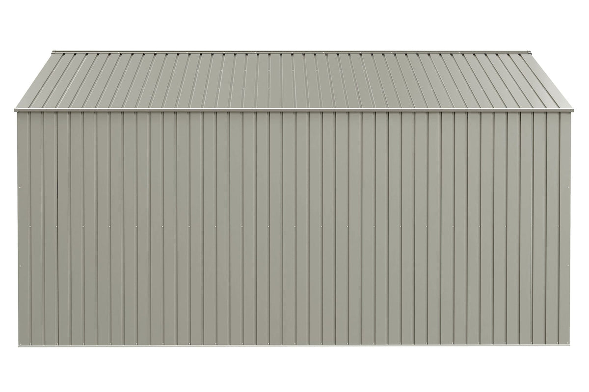 Elite 14x14-ft Cool Grey Corrosion-Resistant Steel Storage Shed