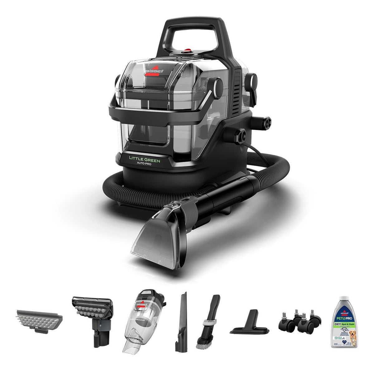 BISSELL Little Green Auto Pro SmartMix Portable Auto Detailer and Upholstery Deep Cleaner
