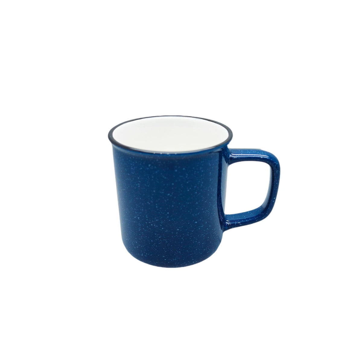 Durable Stoneware Camp Style Mug, Red, 14-oz