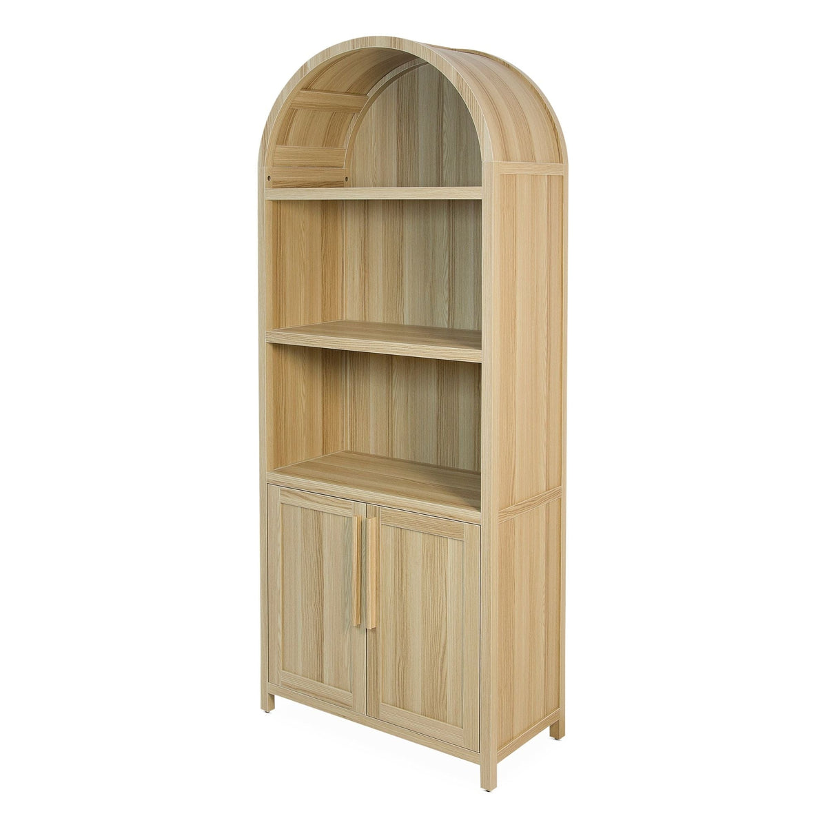 Stratford Arched Bookcase, Oak