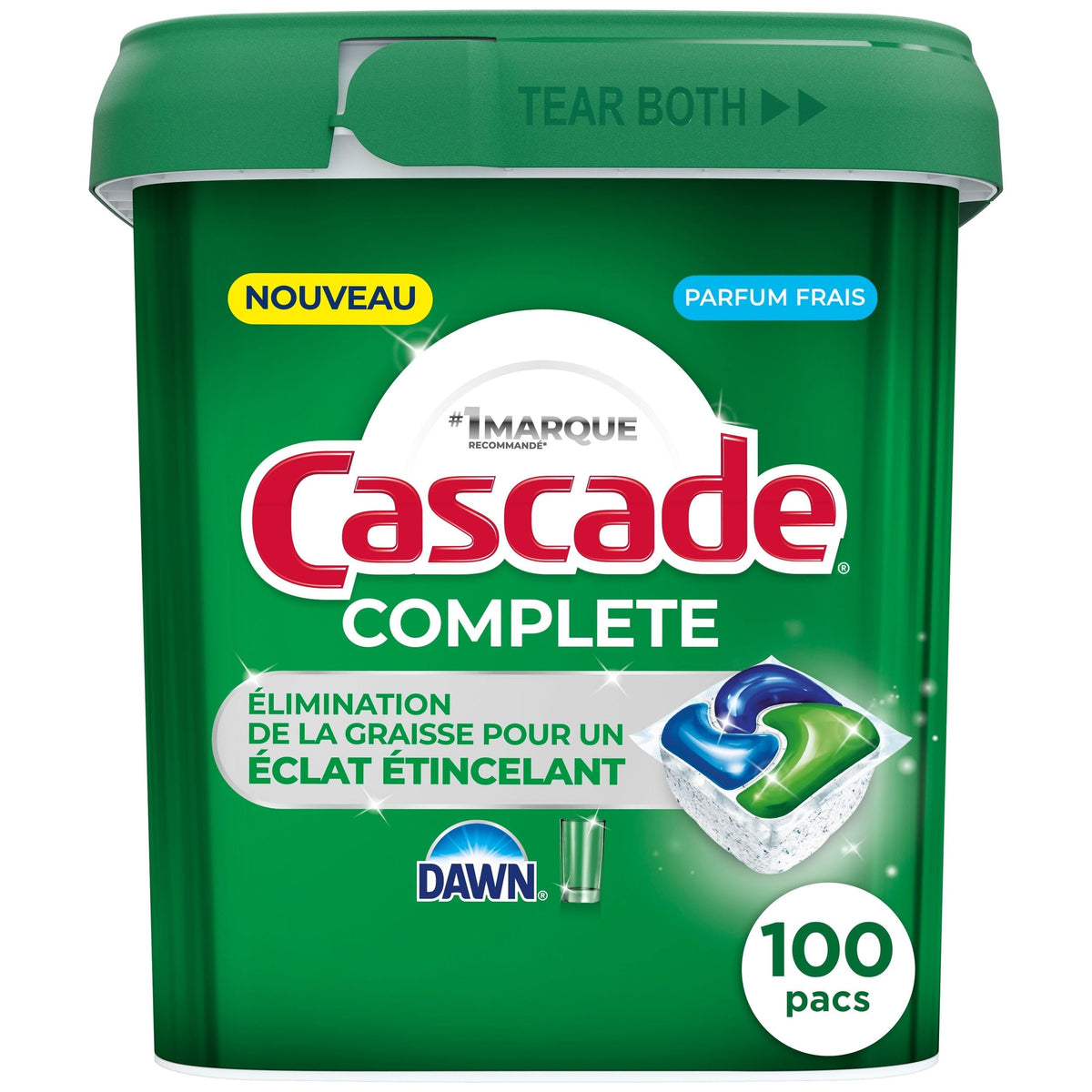 ActionPacs Complete Fresh Dishwasher Pods, 100-pk