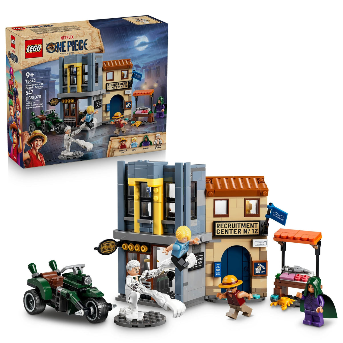 One Piece Showdown with Captain Smoker Set 75642