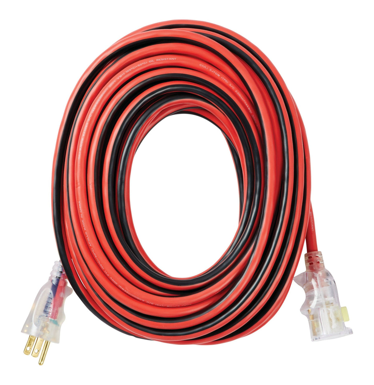 Outdoor Extension Cord with Power Indicator Light, 50-ft