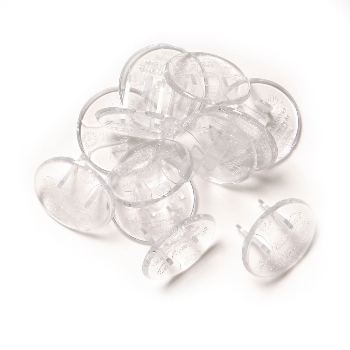 Clear Power Outlet Covers, 12-pk