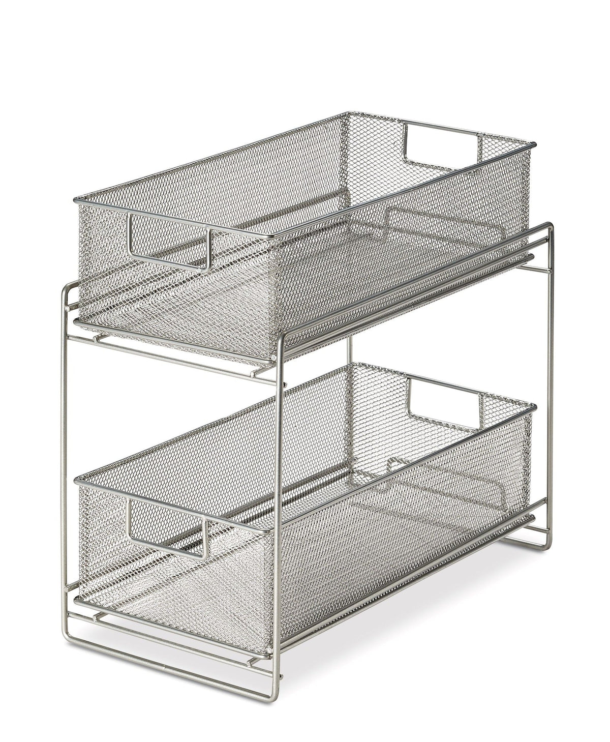 Alpha Under-Sink Metal Storage Organizer Rack/Stand with Pull-Out Basket Drawers