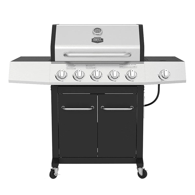 Grill 5-Burner Propane Gas Grill with Side Burner M3604