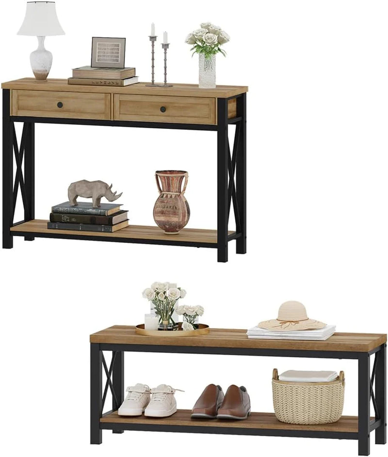 Wooden furniture sets, cabinets with drawers and storage benches with shoe racks, are suitable for entrances, living rooms and bedrooms. Q5695