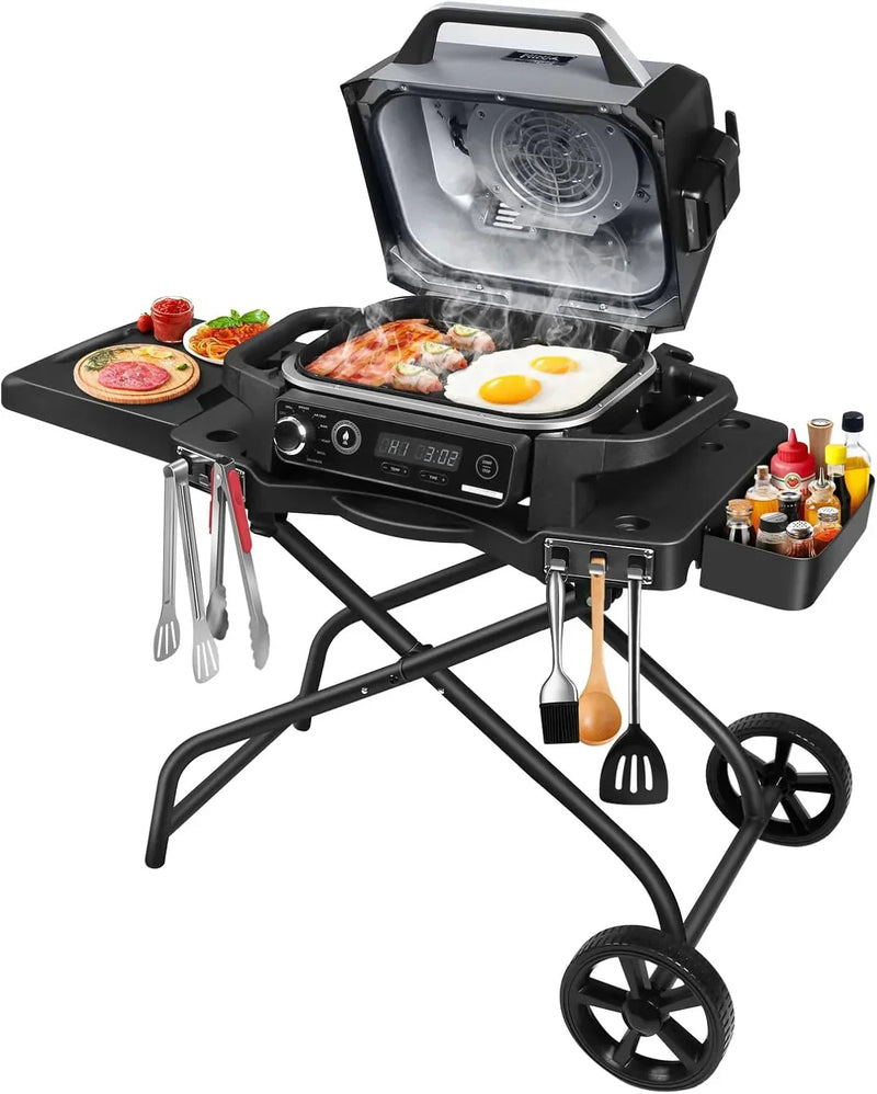 Collapsible Grill Stand for Ninja Woodfire Grill, Pit Boss, and 22" Griddle H7580