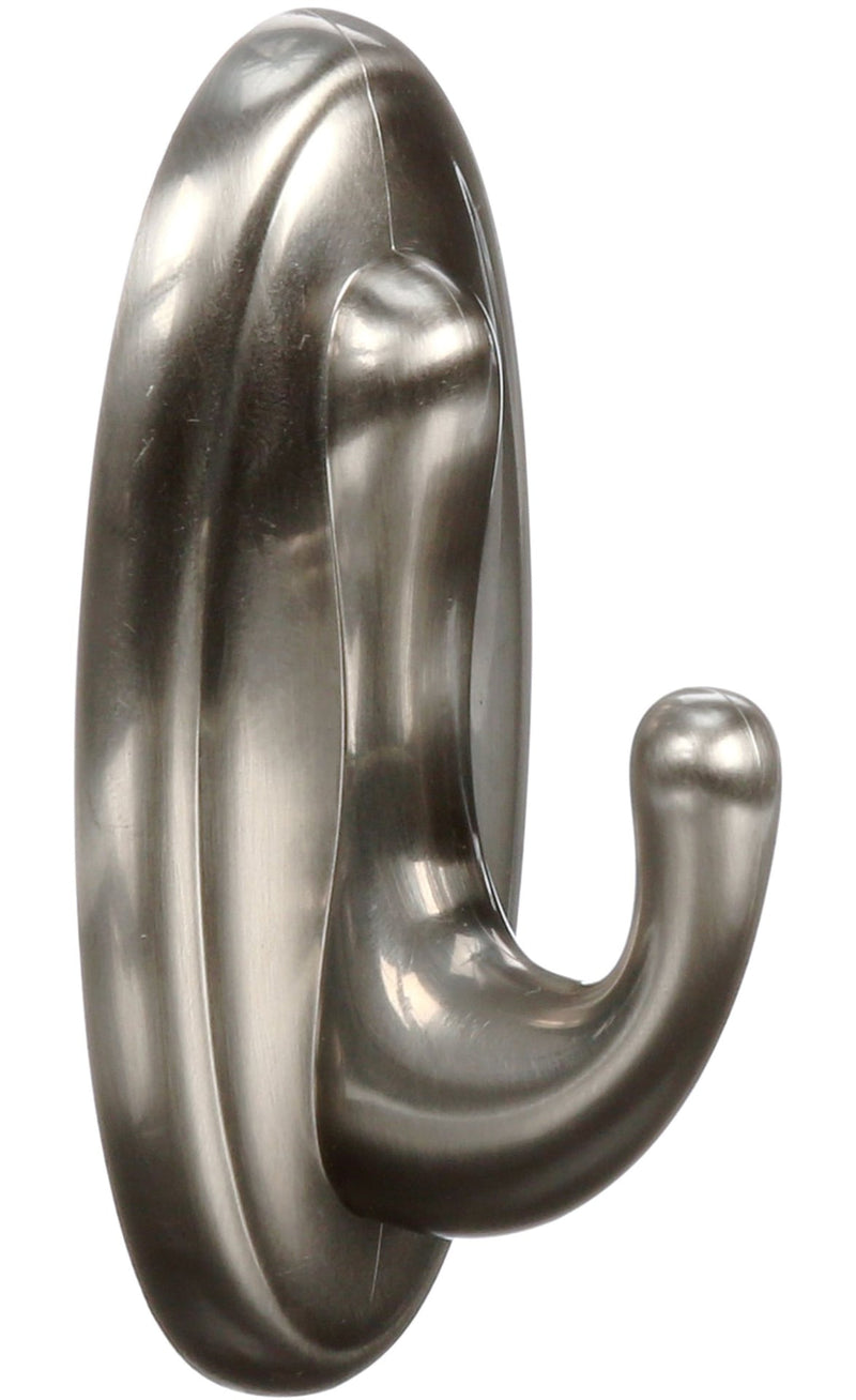 Command Medium Traditional Decorative Utility Hook, Brushed Nickel K4648