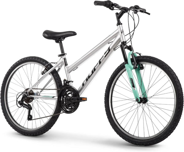 Mountain Hardtail Mountain Bike for Boys/Girls/Men/Women, 20"/24"/26" Sizes, 6 or 21 Speed Shimano Twist Shifting, Front or Dual Suspension, Comfort Saddle, Sleek Colors D8689