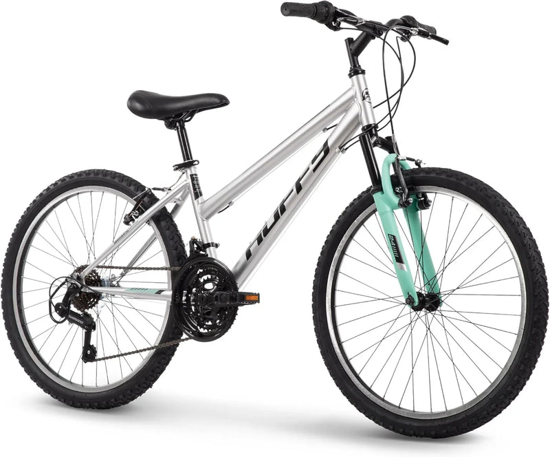 Mountain Hardtail Mountain Bike for Boys/Girls/Men/Women, 20"/24"/26" Sizes, 6 or 21 Speed Shimano Twist Shifting, Front or Dual Suspension, Comfort Saddle, Sleek Colors D8689