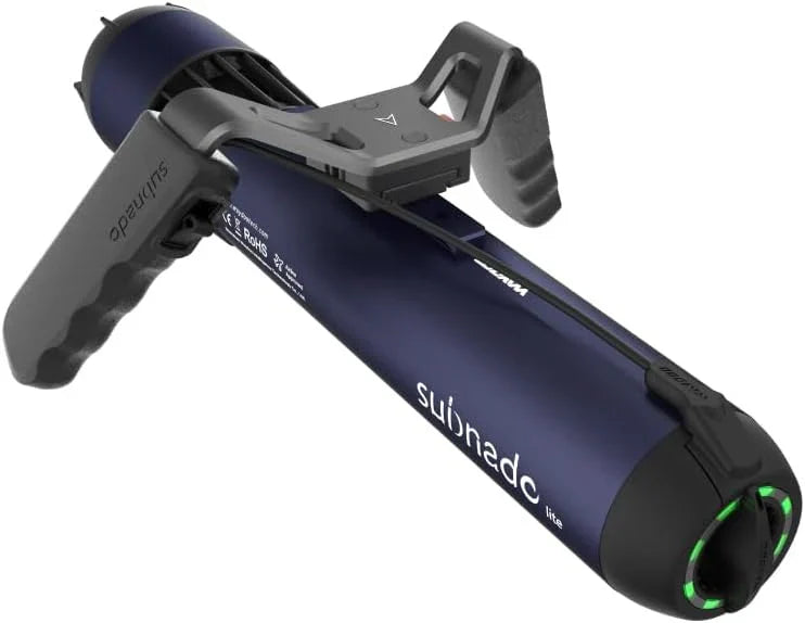 Underwater Scooter Lite, Water Sports Diving Scooter with Removable Handle, Compact and Portable Water Scooter for Adults&Kids, Scuba Diving Snorkeling Sea Scooter Multiple Uses, Blue P6701