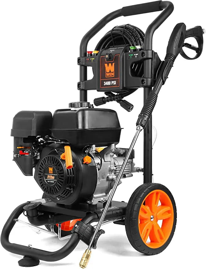 Gas Pressure Washer, 3400 PSI, 2.7 GPM, 212cc Engine, CARB Compliant S9053