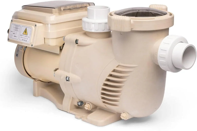 1.5HP Variable 2-Speed Swimming Pool Pump High Flow Above-Ground Swimming Pump Strainer w/ Slip on Fitting S9620