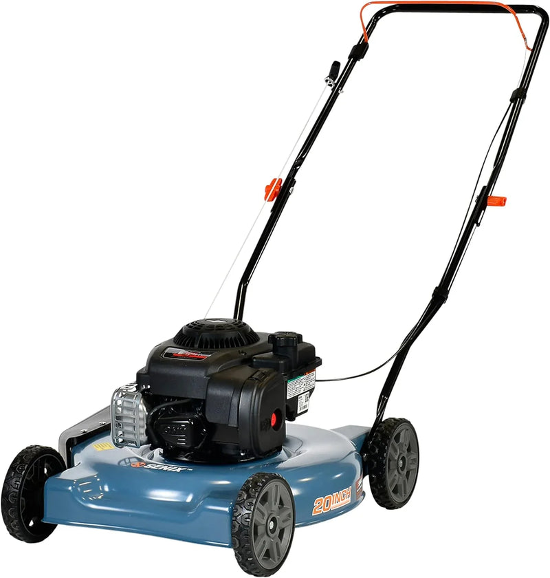 Gas Lawn Mower, 20-Inch, 125 cc 4-Cycle Engine, Push Lawnmower M9159