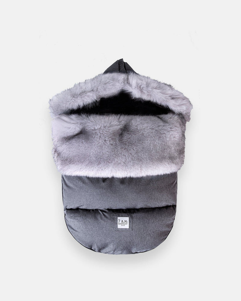 Enfant PlushPod - Tundra Heather Grey Dark Faux, 0-18M P1266