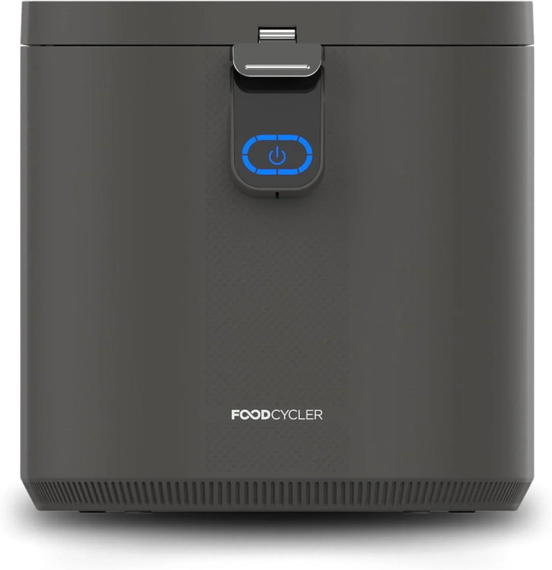 Food Recycling Unit | Indoor Composting Box Alternative | Electric Desktop Food Grinder, equipped with odorless 5-liter indoor food waste bin, facilitating garbage management | Gray R6195