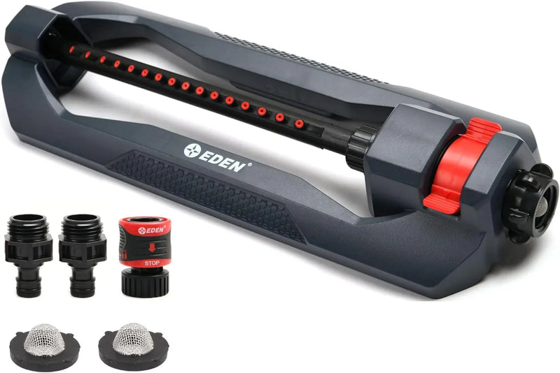 Eden Lawn & Garden Essential Oscillating Sprinkler | Water Sprinkler for Yard X1485