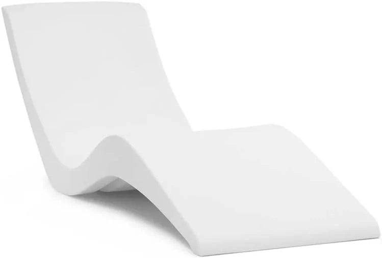 Classic White - in-Pool Chaise Lounger – Designed for Water Depths Up to 9” – Aqua Outdoors – Set of 2 – Compatible with All Pool Types - Poolside & Sun Deck Tanning R3102