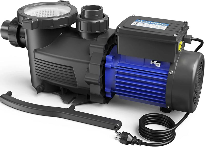 In/Above Ground Pool Pump, High Flow (with Timer, 2HP, 8917 GPH, 220V) A0688