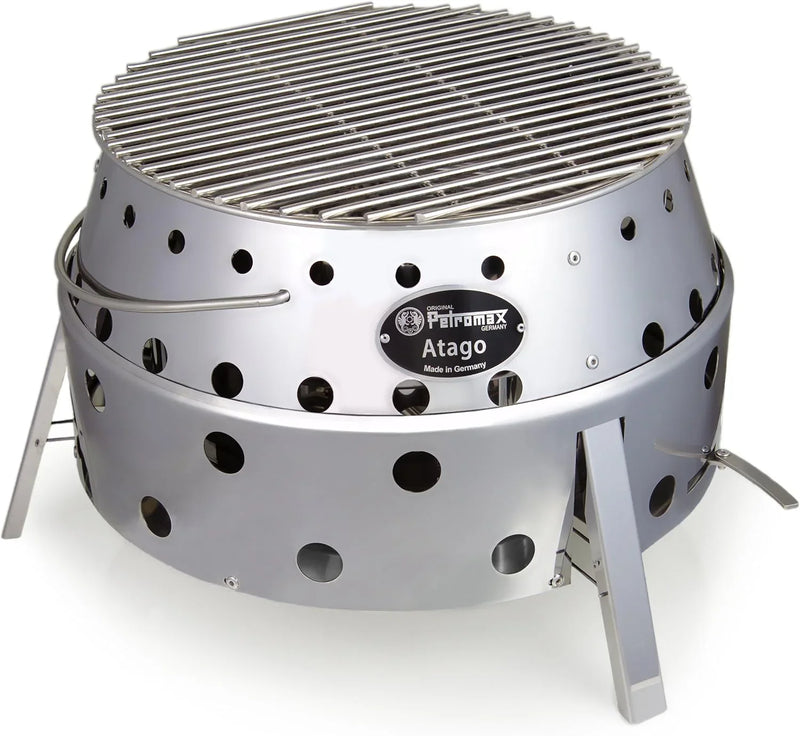 Portable camping grill - Stainless steel material - Charcoal mode - Outdoor type - Portable A6599