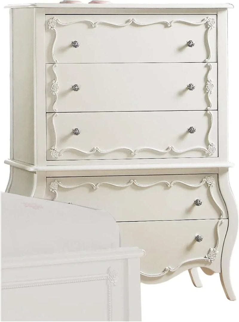 Jewelry closet, pearl white F7300