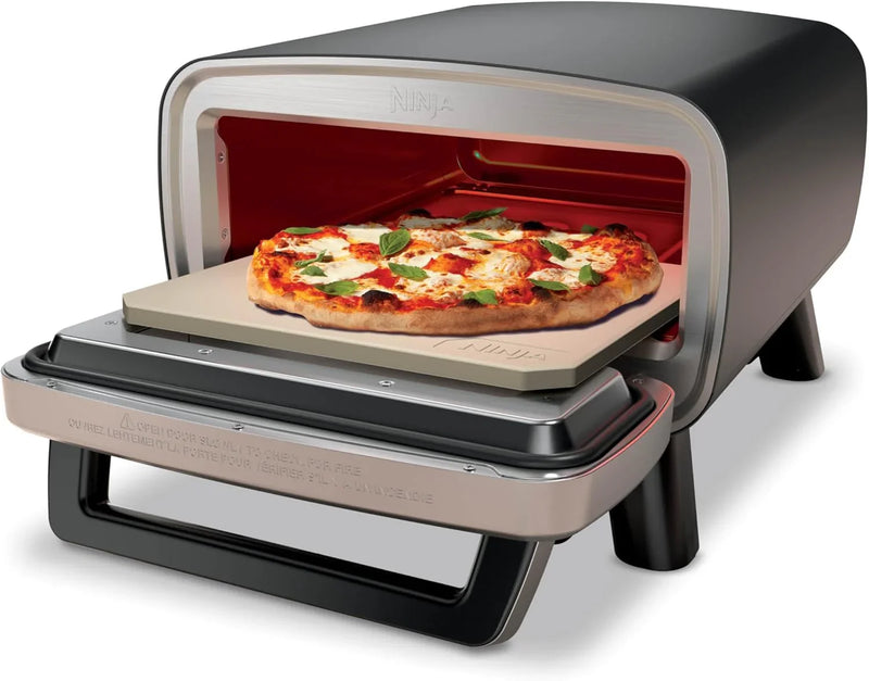 Artisan Outdoor Pizza Oven, 12 inches, can make pizza in 3 minutes, Neapolitan style, thin crust, New York Chicago style, custom model, maximum temperature 700 degrees Fahrenheit, electric heating, baking, grilling, and fermentation functions. R2611