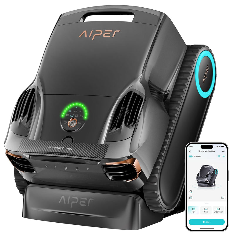 X1 Pro Max All‑In‑One Smart Cordless Robotic Pool Cleaner for Comprehensive Pool Care N9580
