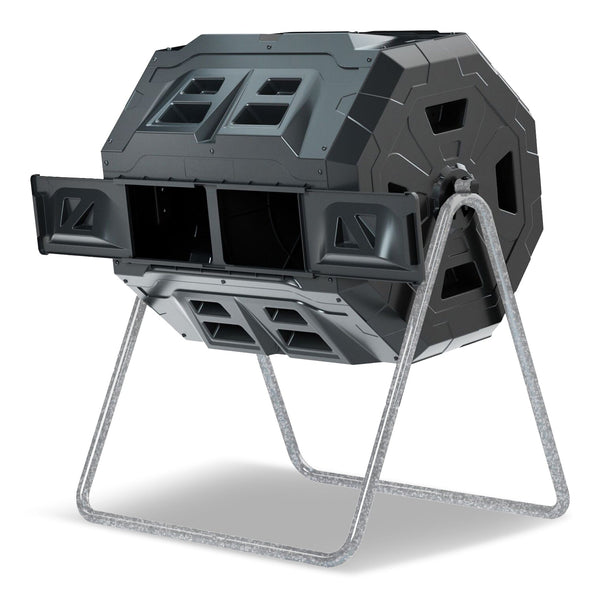 Tumbling Composter with Two Chambers A5792