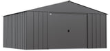 Classic 14x12-ft Charcoal Lockable Metal Shed