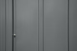 Classic 14x12-ft Charcoal Lockable Metal Shed