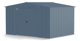 Classic Galvanized Steel Storage Shed, Blue Grey, 10-ft x 8-ft
