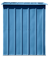 Classic Galvanized Steel Storage Shed, Blue Grey, 6-ft x 5-ft
