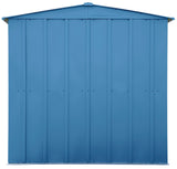 Classic Galvanized Steel Storage Shed, Blue Grey, 6-ft x 5-ft