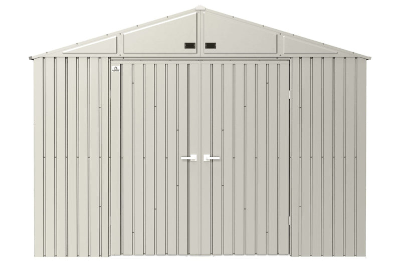 Elite 10x12-ft Cool Grey Corrosion-Resistant Steel Storage Shed P9515