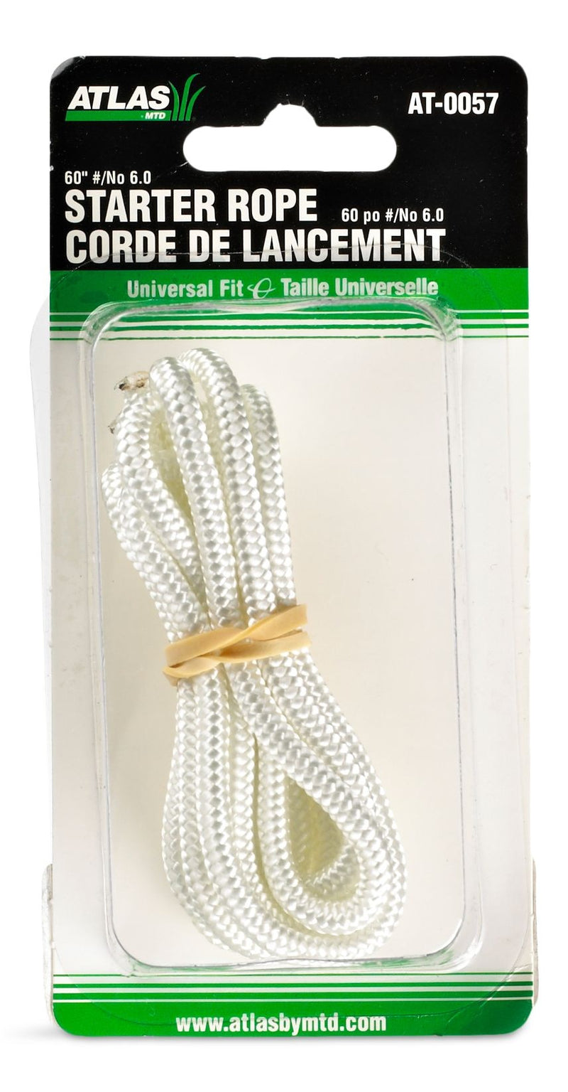 Lawn Mower Replacement Starter Cord/Rope, 60-in x 1/4-in Nylon X3494