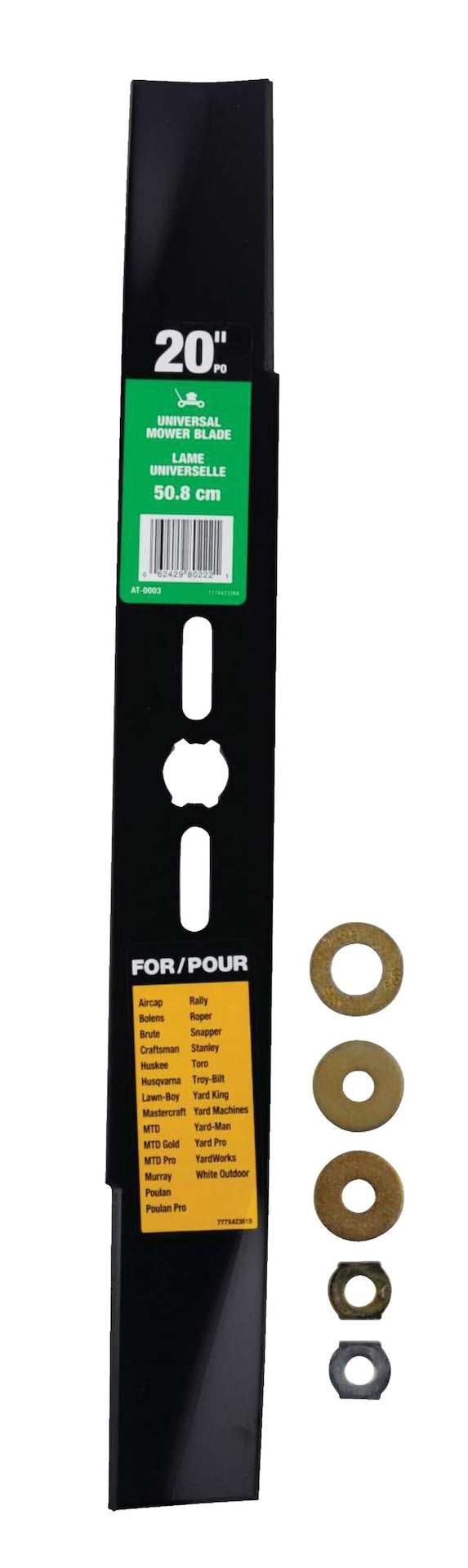 Lawn Tractor Two Replacement Blade Set, 42-in, Black O4411