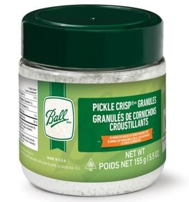 Pickle Crisp Granules Jar, 155-g M9596