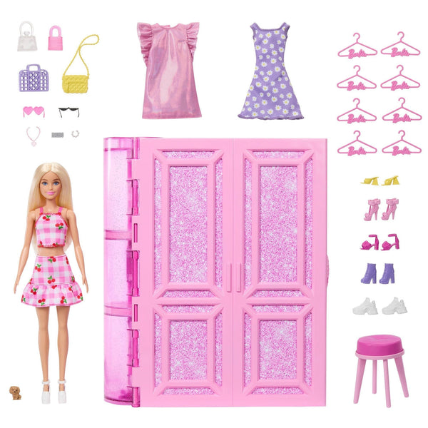 Dream Closet Toy Playset with Series 3.0 Fashion Doll and 25+ Accessories Z2513
