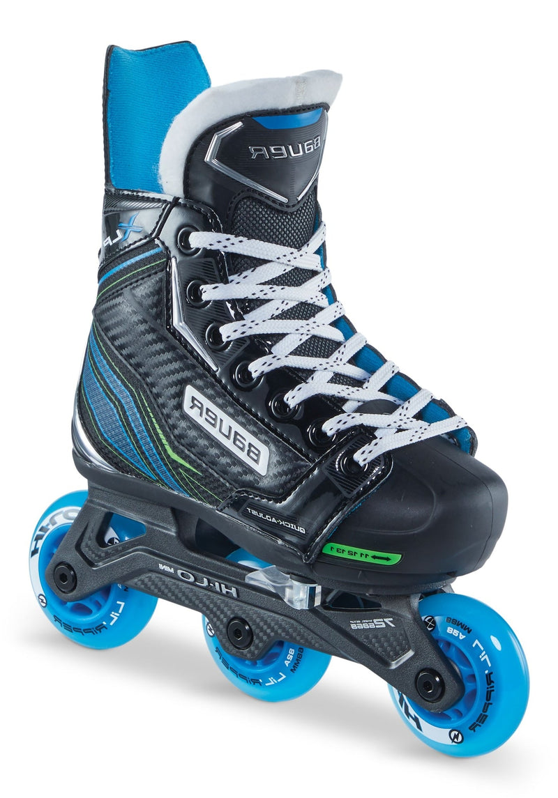 XLP Adjustable Roller Hockey Inline Skates, Youth/Junior, Assorted Sizes W6204