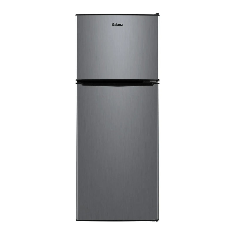 4.6. Cu ft Two Door Mini Refrigerator with Freezer, Stainless Steel X0564