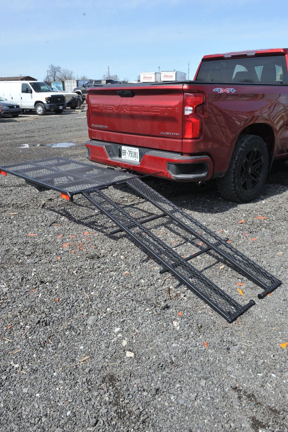 Hitch Mount Adjustable Height Cargo Carrier