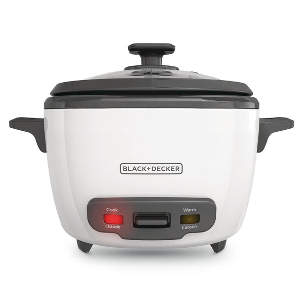 Rice Cooker & Non-Stick Steamer White, 16 Cups L5474