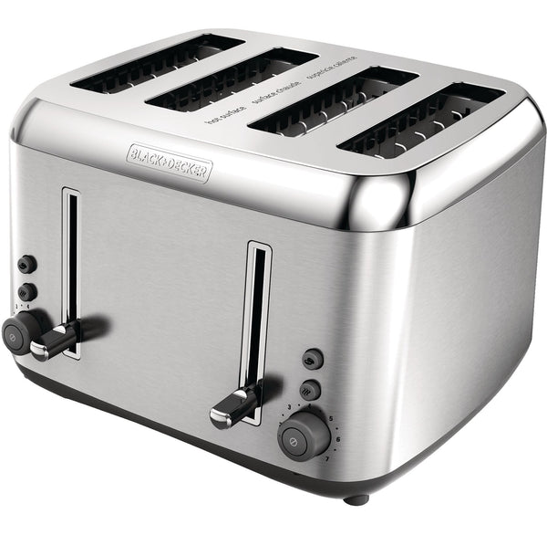 Toaster Kitchen Tools Extra Wide with 7 Settings, Stainless Steel, 4-Slices R3080