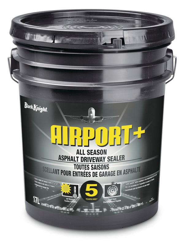 Airport+ All-Season Driveway Asphalt Sealer, 250-400 sq. ft Coverage, 17-L D5317