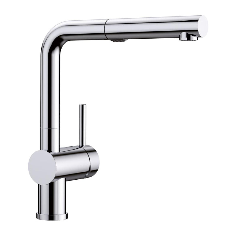 Linus Low Arc Pull-Out Dual-Spray Kitchen Faucet, Chrome M7966