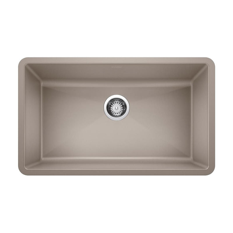 Precis 32-in Super Single Undermount Kitchen Sink, Truffle Z5964