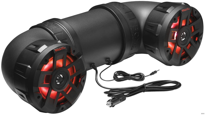 Audio ATV65BRGB All Terrain Powersport Sound System/Speakers, Built-In Amplifier/Wireless for ATV/UTV, Black W7957