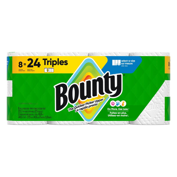 Select-A-Size Triple Roll Paper Towel, 2-ply, 8-pk L0379