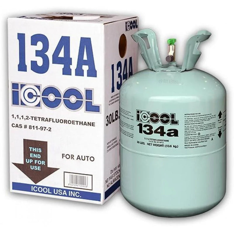 R134A Refrigerant, Full of R-134A, Net 30LB Tank, Suitable for automotive air conditioners, refrigerators-Make in USA Q9421